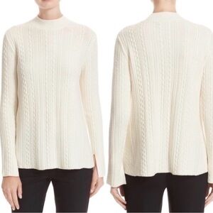 Theory Friselle Plumose cable-knit sweater